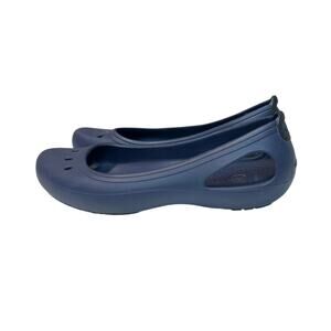 Crocs Women's Kadee Ballet Flats Kadee Navy Blue Size 8
